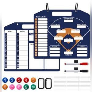 New Magnetic Tactical Baseball Coach Clipboard